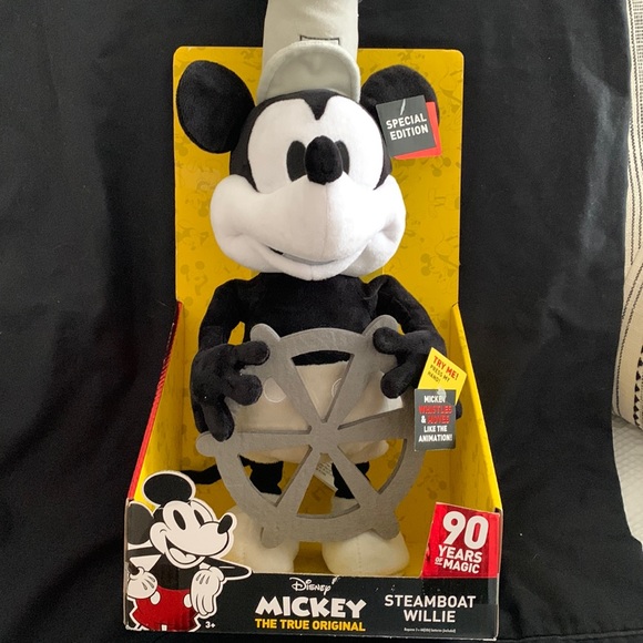 Mickey Mouse Steamboat Willie Dancing Plush - Picture 1 of 7